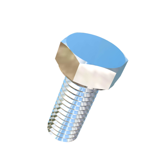 Titanium M5-0.8 Pitch X 12mm Allied Titanium Hex Head Bolt (No Dimple)